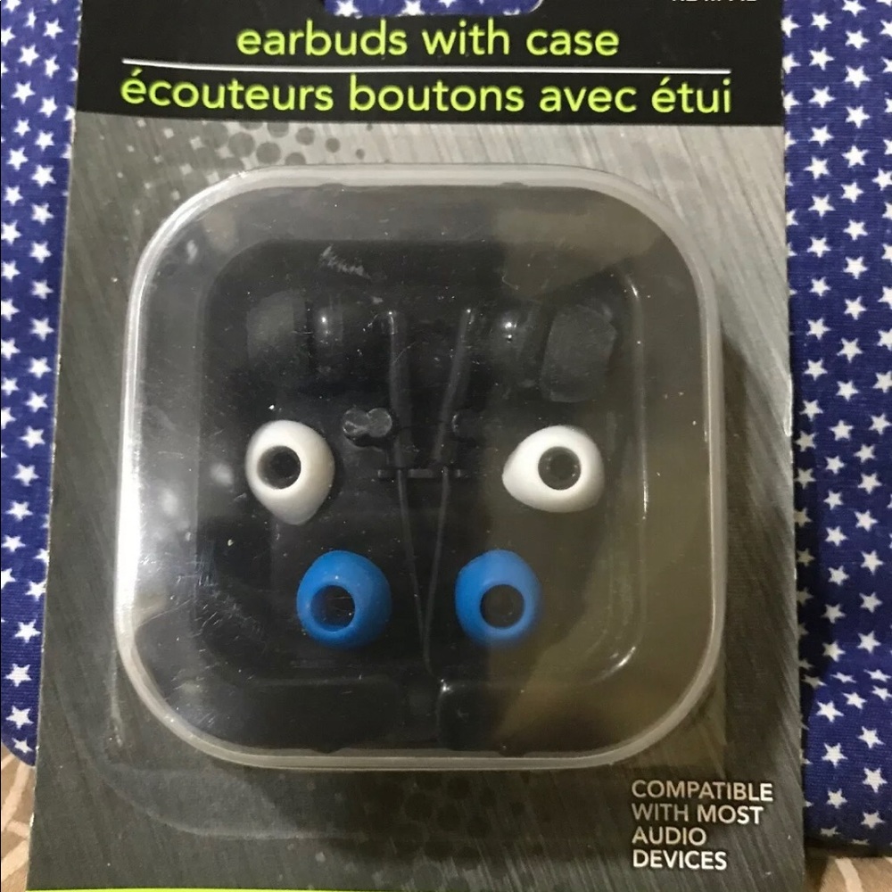 Earbuds with case